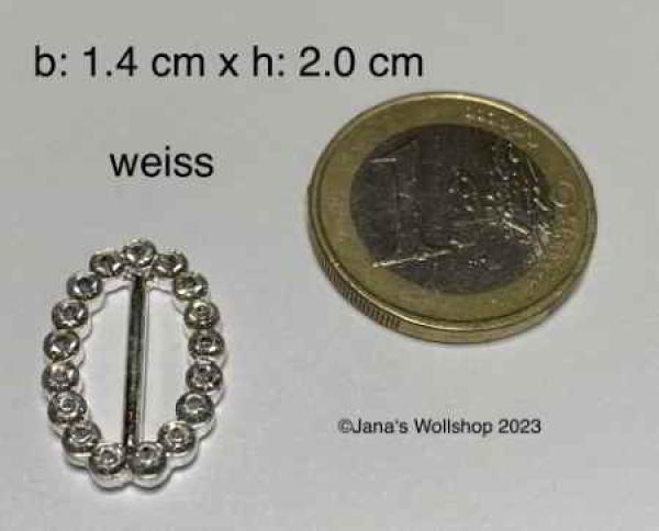 Gürtelschnalle mit Strass .. Oval